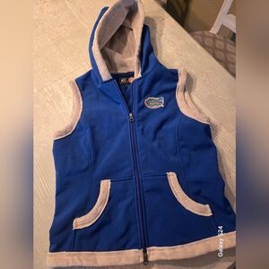 Womens M Florida Gators Hooded Lined Vest